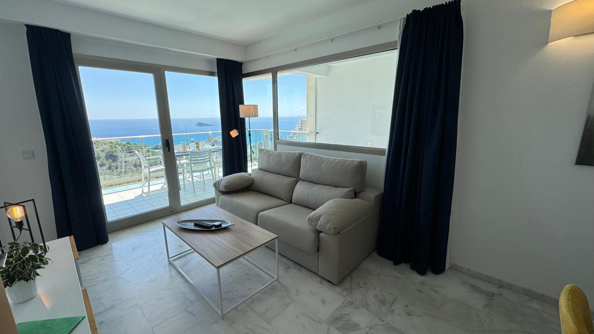 Planta 28 - 2 Dormitorios Con Vistas Benidorm Bagian luar foto