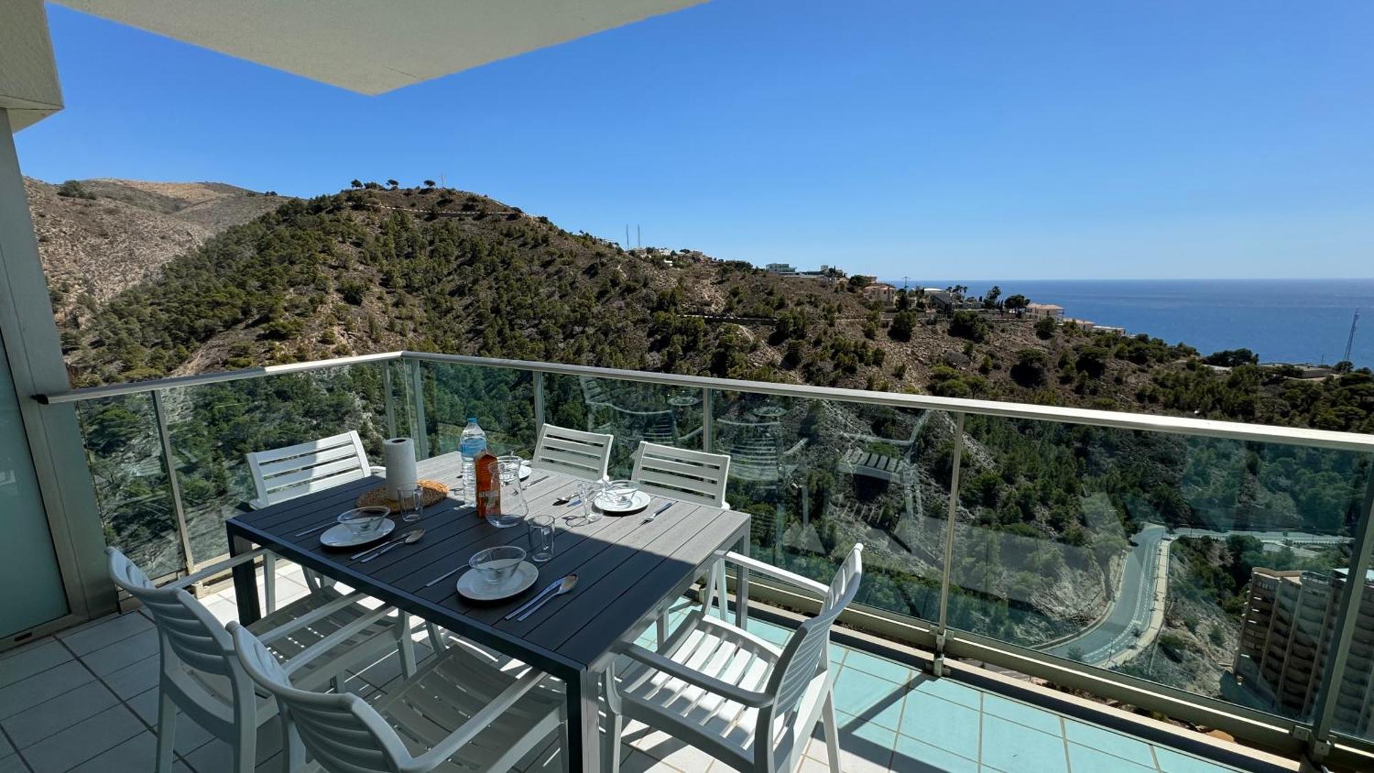 Planta 28 - 2 Dormitorios Con Vistas Benidorm Bagian luar foto